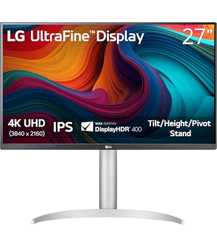 LG 27QN600-B 27” QHD (2560 x 1440) IPS Display with FreeSync, sRGB